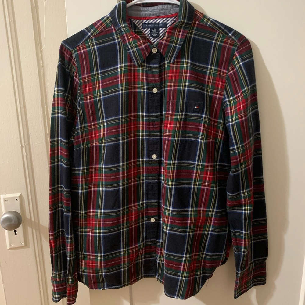 Tommy Hilfiger plaid button down